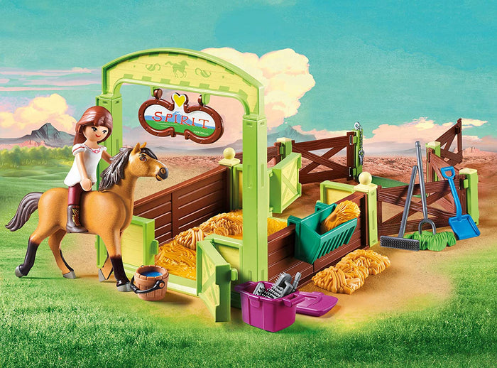Playmobil 9478 DreamWorks Lucky and Spirit with Horse Stall new in box