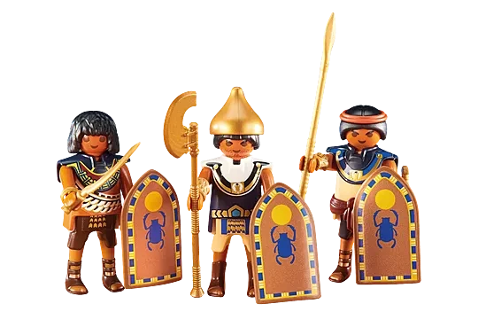 Playmobil History 6488 3 Egyptian Soldiers, IN SEALED BAG