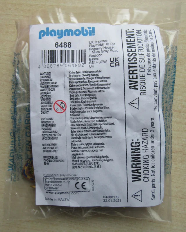 Playmobil History 6488 3 Egyptian Soldiers, IN SEALED BAG