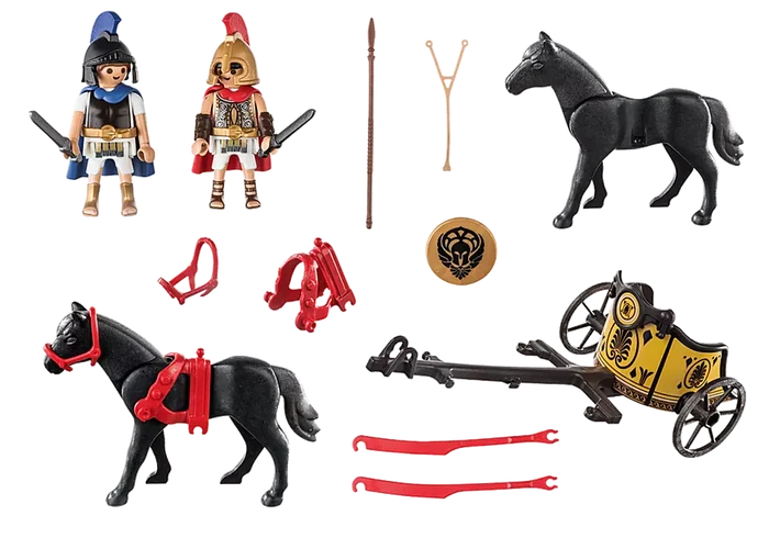 Playmobil History 70469 Greek Achilles and Patroclus with Chariot