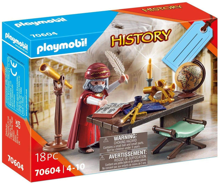Playmobil History 70604 Astronomer Gift Set Brand New