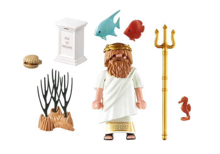 Playmobil History 9523 Greek God Poseidon exclusive Greek market BOXED