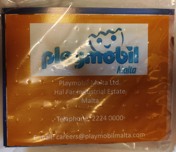 Playmobil KEYCHAIN Police officer male blue uniform policeman careers