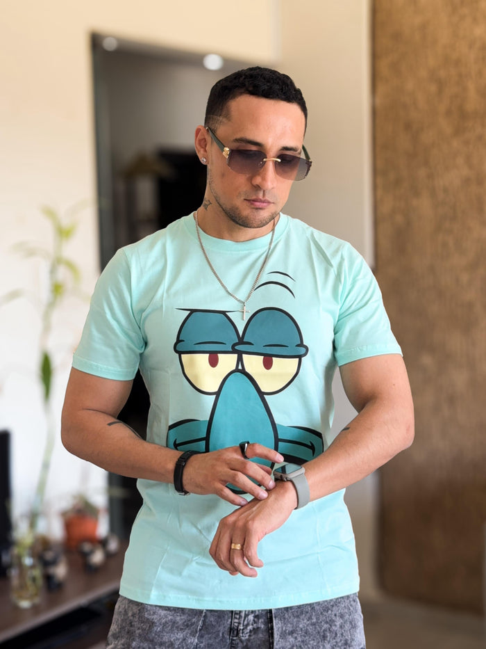 Polera calamardo verde