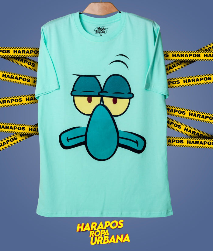 Polera calamardo verde