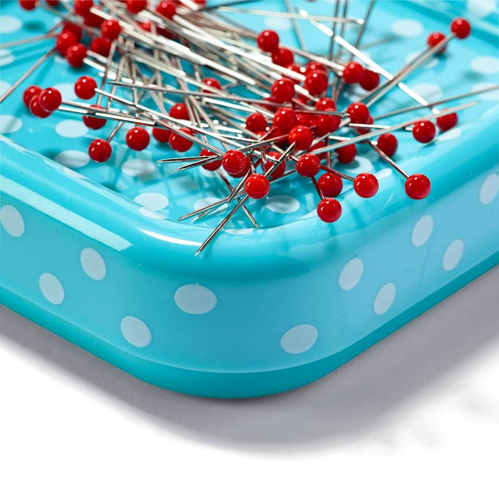 Prym Love: Magnetic Pin Tray with Glasshead Pins - Needle Kit