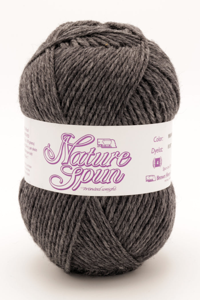 Brown Sheep Co. - NatureSpun Worsted / Charcoal 880