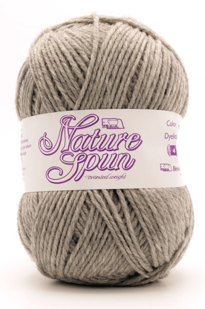 Brown Sheep Co. - NatureSpun Worsted / Grey Heather N03