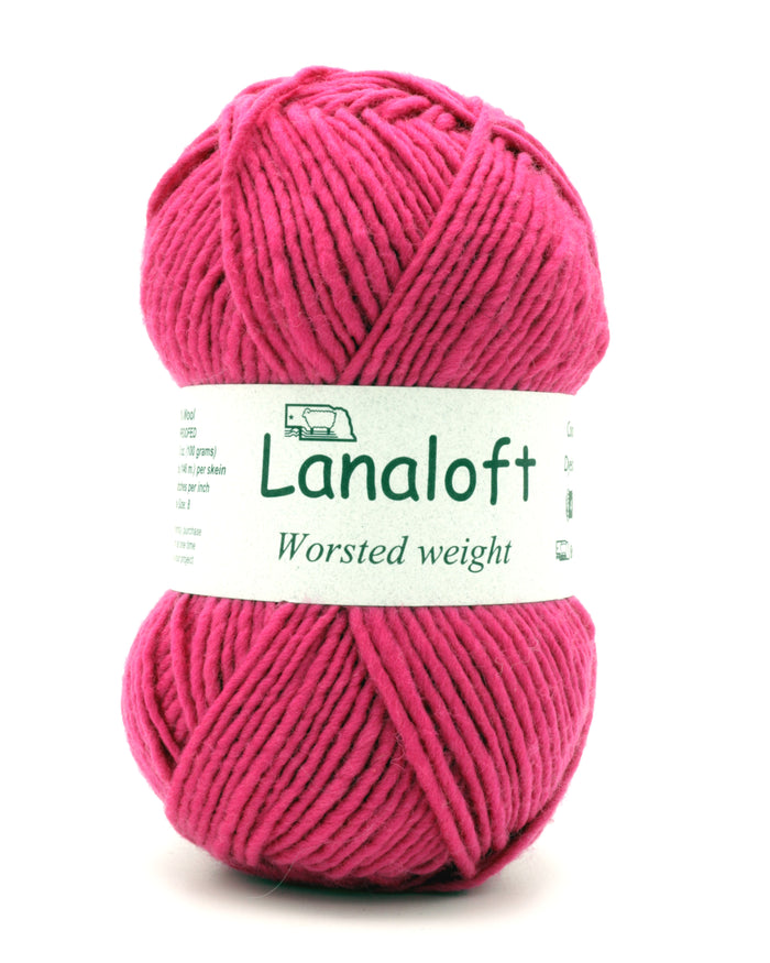 Brown Sheep Co - Lanaloft Worsted / Cherry Cherry LL12
