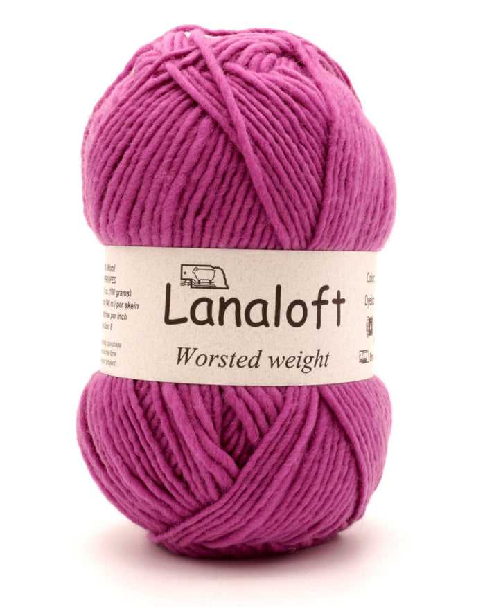 Brown Sheep Co - Lanaloft Worsted / Dark Magenta LL85