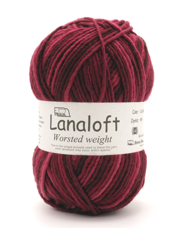Brown Sheep Co - Lanaloft Worsted / Tarnished Rose LL800