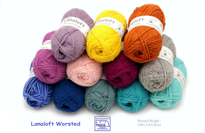 Brown Sheep Co - Lanaloft Worsted / PRE-ORDER any 1 color
