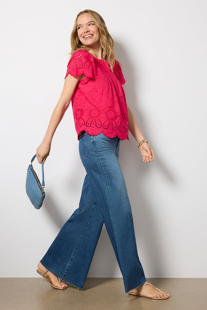 Quincy Eyelet Blouse