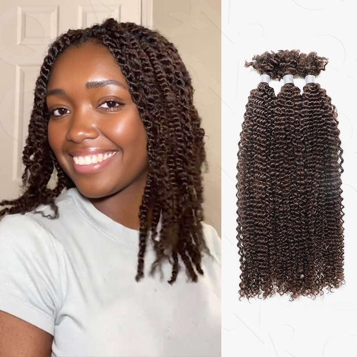 qvr dark brown afro kinky pssion twist crochet braiding hair