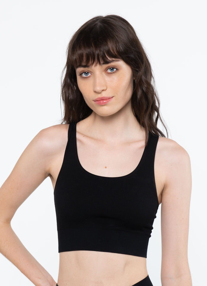 Racer Crop – Black | Nat'v Basics