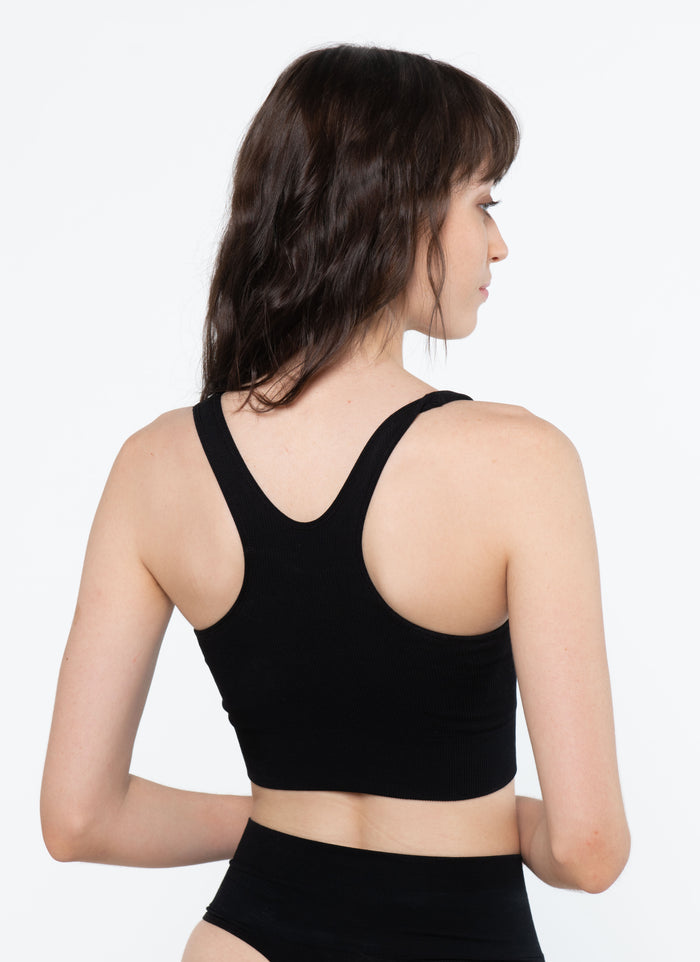 Racer Crop – Black | Nat'v Basics