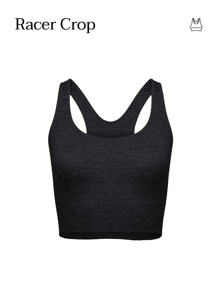 Racer Crop – Black | Nat'v Basics