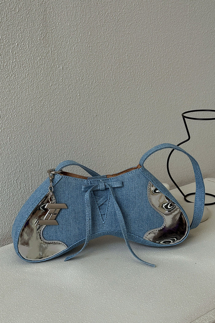 Raven Shoulder Bag - Blue Denim