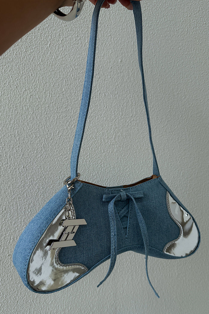 Raven Shoulder Bag - Blue Denim