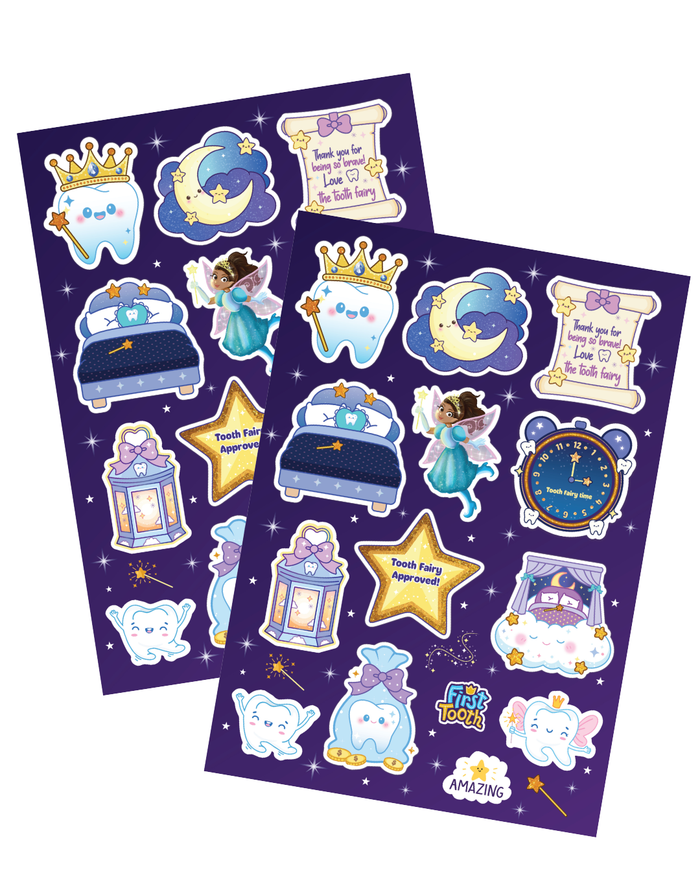 Ready for the Tooth Fairy- 2 Pack Sticker Sheet