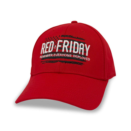 Red Friday Remember Everyone Deployed Hat (Scarlet)