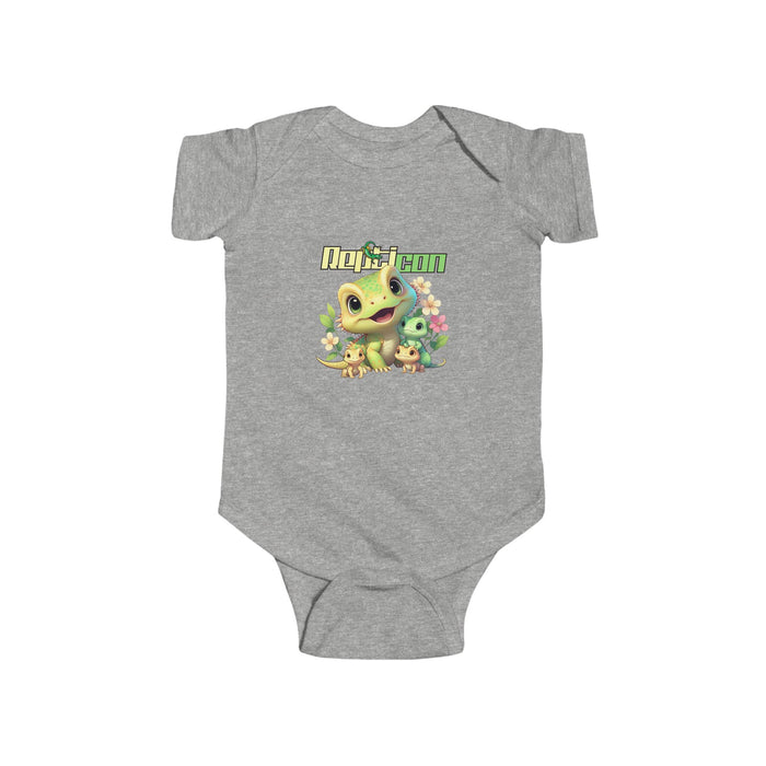 Repticon Infant Fine Jersey Bodysuit w/ Lizards