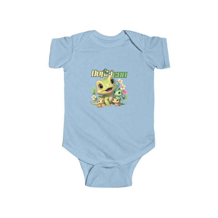 Repticon Infant Fine Jersey Bodysuit w/ Lizards