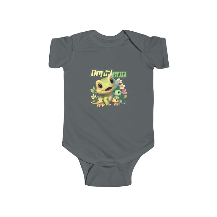 Repticon Infant Fine Jersey Bodysuit w/ Lizards
