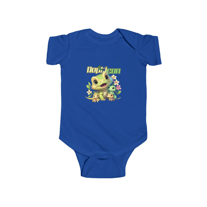 Repticon Infant Fine Jersey Bodysuit w/ Lizards