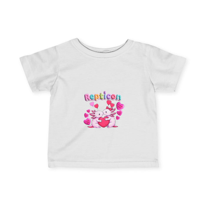 Repticon Infant Fine Jersey Tee w/ Valentine Axolotls