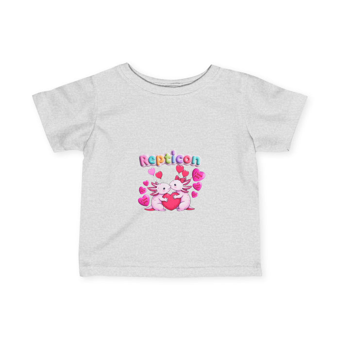 Repticon Infant Fine Jersey Tee w/ Valentine Axolotls