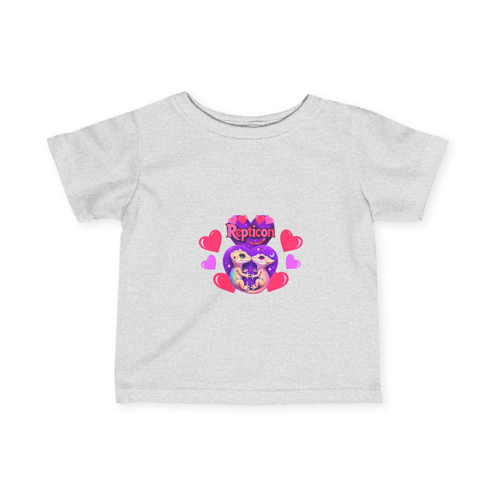 Repticon Infant Fine Jersey Tee w/ Valentine Crested Geckos