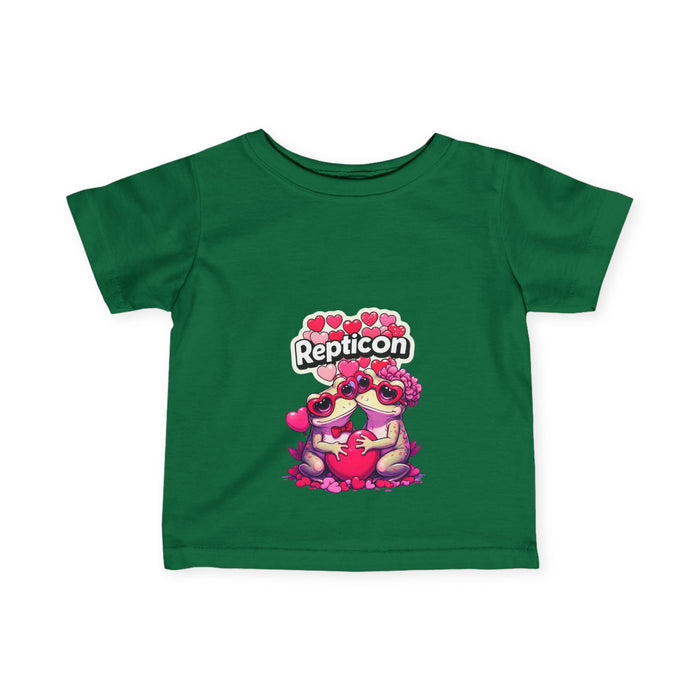 Repticon Infant Fine Jersey Tee w/ Valentine Toads