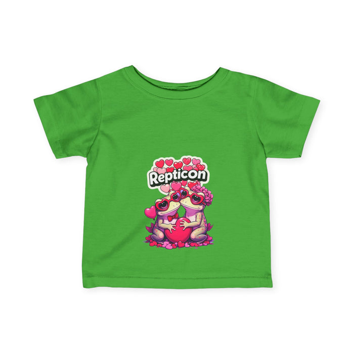 Repticon Infant Fine Jersey Tee w/ Valentine Toads