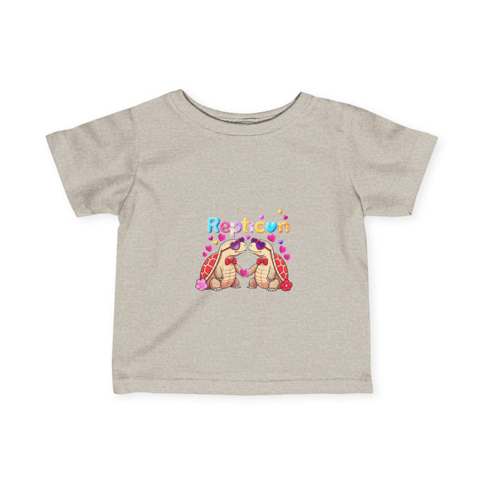 Repticon Infant Fine Jersey Tee w/ Valentine Tortoises