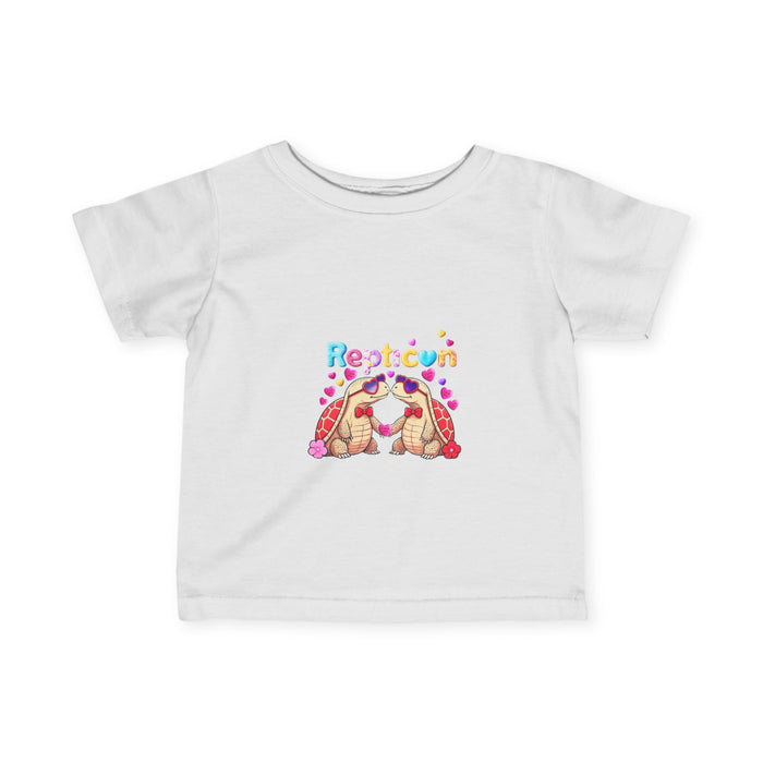 Repticon Infant Fine Jersey Tee w/ Valentine Tortoises