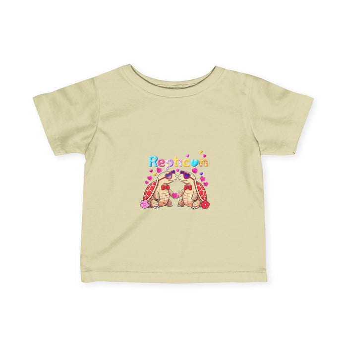 Repticon Infant Fine Jersey Tee w/ Valentine Tortoises