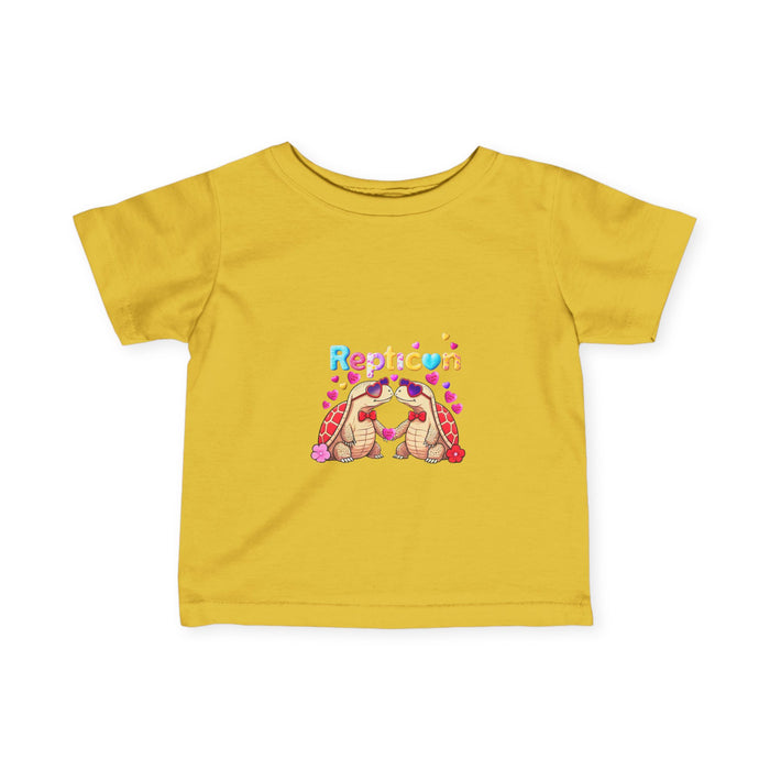 Repticon Infant Fine Jersey Tee w/ Valentine Tortoises