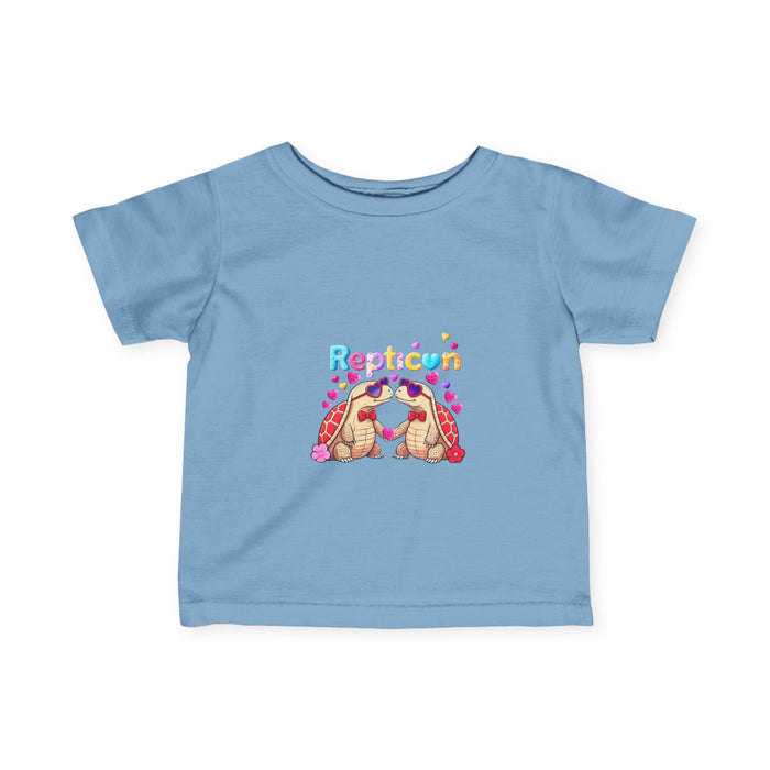 Repticon Infant Fine Jersey Tee w/ Valentine Tortoises