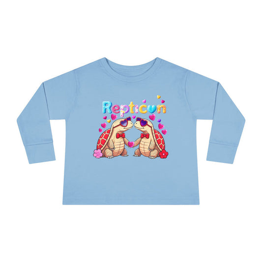 Repticon Toddler Long Sleeve Tee w/ Valentine Tortoises