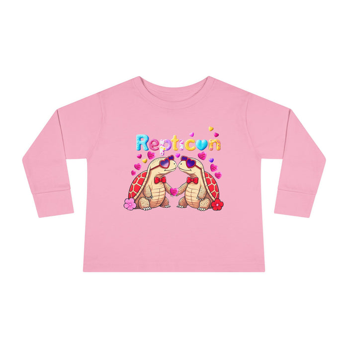 Repticon Toddler Long Sleeve Tee w/ Valentine Tortoises