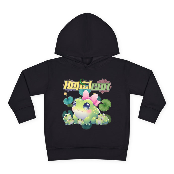 Repticon Toddler Pullover Fleece Hoodie w/ Frogs