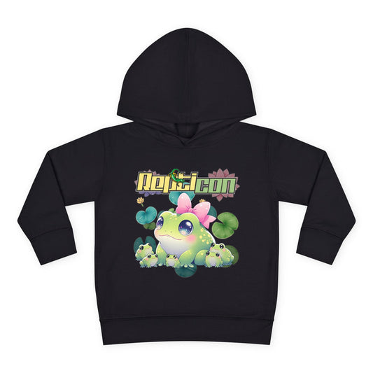Repticon Toddler Pullover Fleece Hoodie w/ Frogs