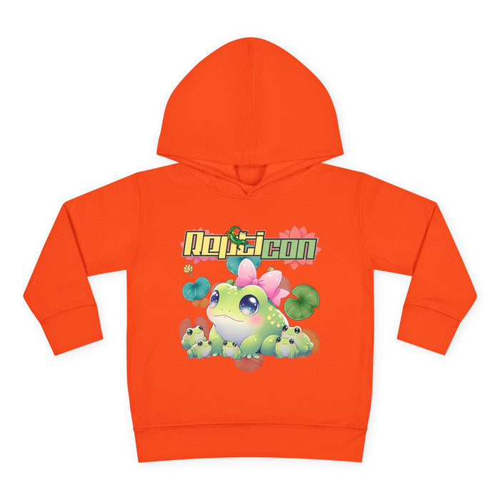 Repticon Toddler Pullover Fleece Hoodie w/ Frogs