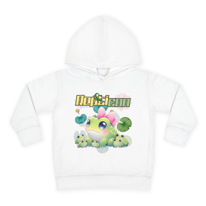 Repticon Toddler Pullover Fleece Hoodie w/ Frogs