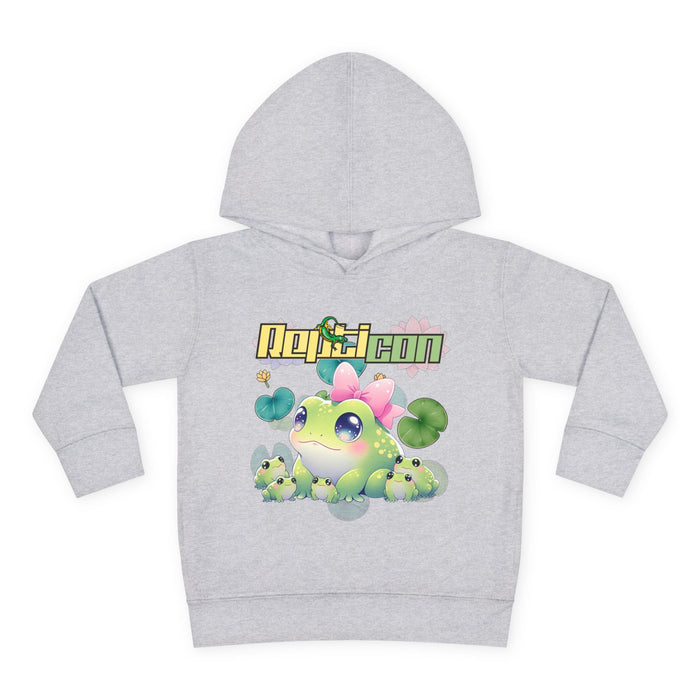 Repticon Toddler Pullover Fleece Hoodie w/ Frogs