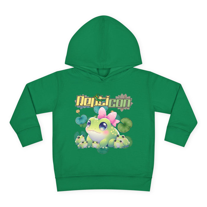 Repticon Toddler Pullover Fleece Hoodie w/ Frogs