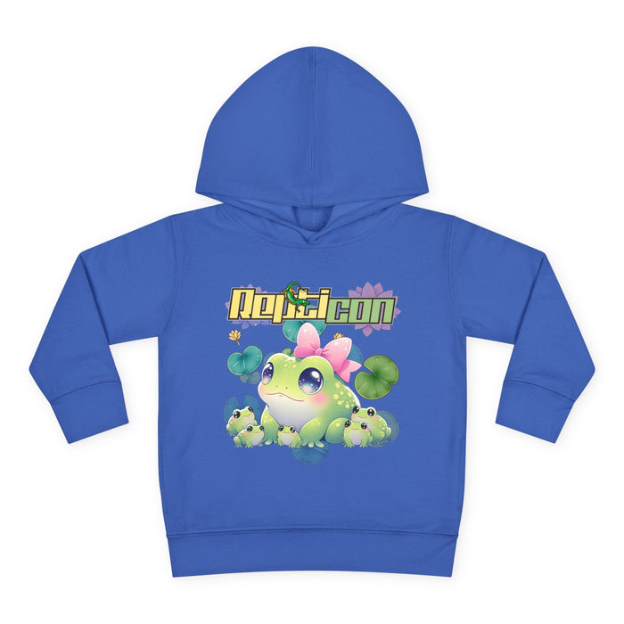 Repticon Toddler Pullover Fleece Hoodie w/ Frogs