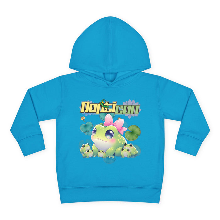 Repticon Toddler Pullover Fleece Hoodie w/ Frogs