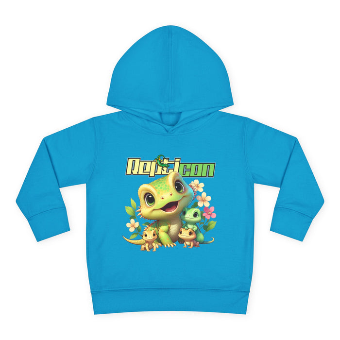 Repticon Toddler Pullover Fleece Hoodie w/ Lizards